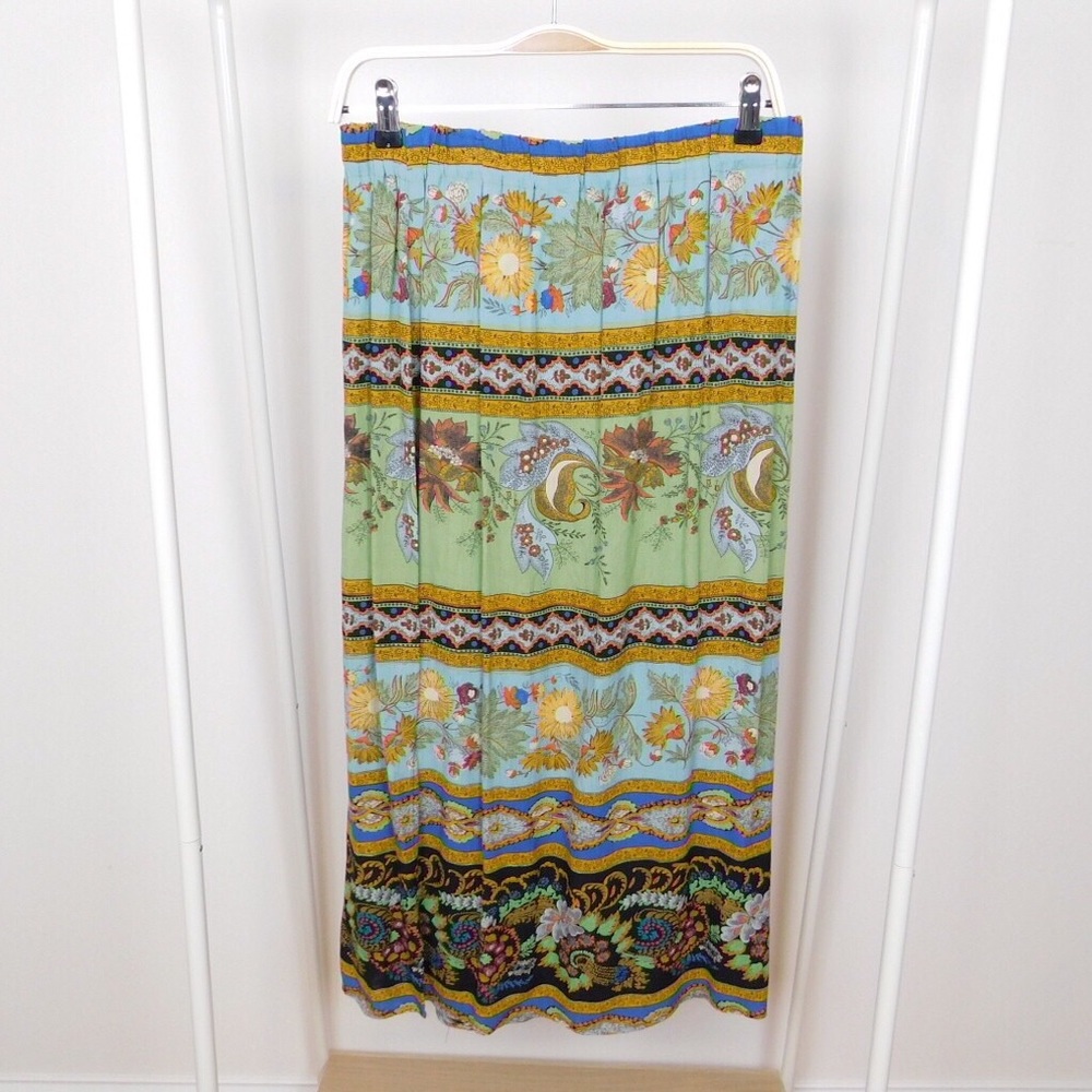 Vintage Multi Patterned Maxi Skirt